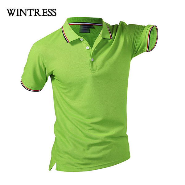 Summer Cotton Fitness Men Polo Shirt Short Sleeve Contrast Color Plus Size Famous Hombre Camisa Polo Sportwear Custom Print Logo