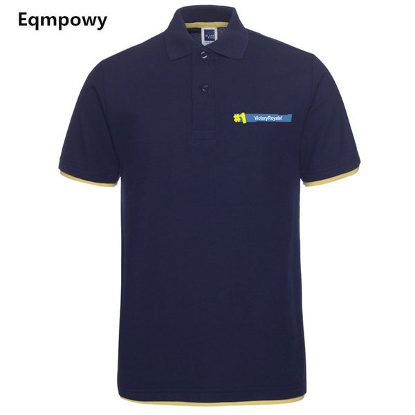 2018 Fashion Fortnite Short Sleeve Polo Shirt Men