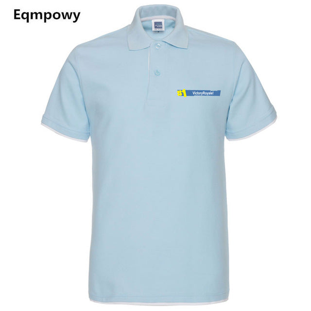 2018 Fashion Fortnite Short Sleeve Polo Shirt Men