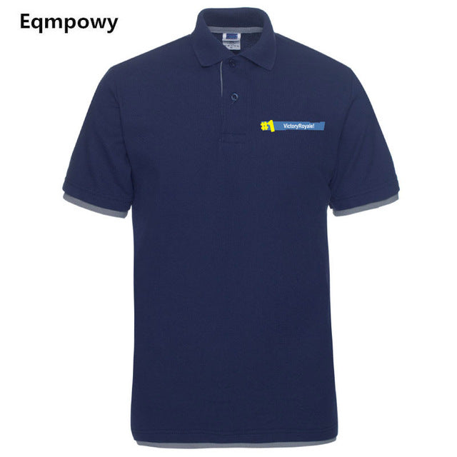 2018 Fashion Fortnite Short Sleeve Polo Shirt Men